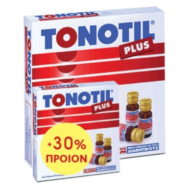 Tonotil Plus 10 αμπούλες + 30% προϊόν (10+3) 10ml