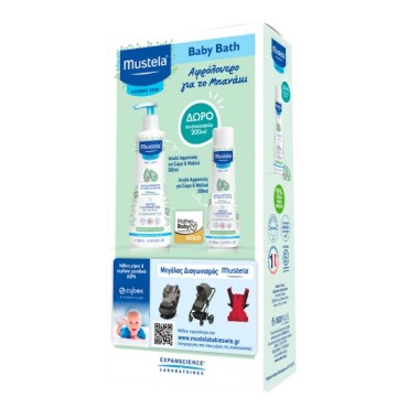 Mustela Gentle Cleansing Gel Hair & Body 500ml + Δώρο 200ml