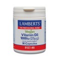Lamberts Vegan Vitamin D3 1000iu 25mg 90 Caps