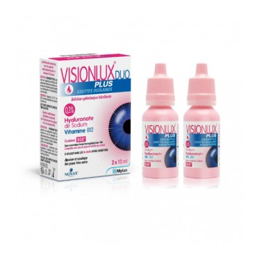 Visionlux Plus Eye Drops 2 X 10 ml