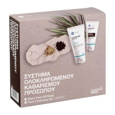Panthenol Extra Promo Pack Black Peel Off Mask 75ml + Δωρο Face Cleansing Gel 150ml