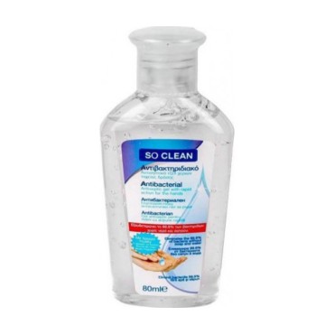 So Clean Αντισηπτικό Gel Χεριών 80ml
