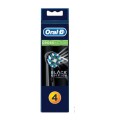 Oral-B Cross Action Black Edition Ανταλλακτικά Ηλεκτρικής Οδοντόβουρτσας x 4 Τεμ