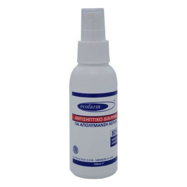 Ecofarm Αντισηπτικό Διάλυμα 80% Spray 100ml