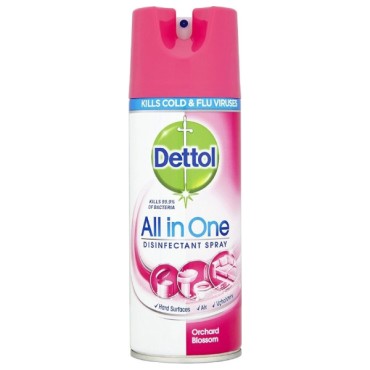 Dettol All In One Orchard Blossom Απολυμαντικό Spray 400ml