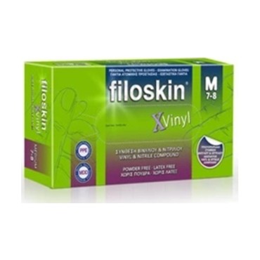 Filoskin Γάντια XVinyl Χωρίς Πούδρα Medium x 100 Τμχ
