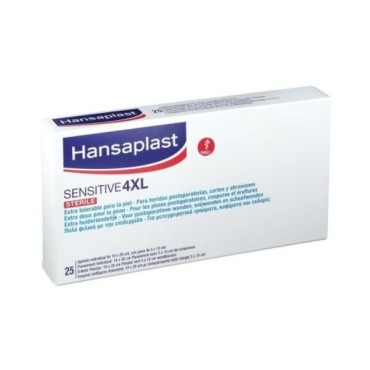 Hansaplast Sensitive 4XL Επιθέματα 10 x 20cm 25 Τμχ
