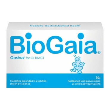 Biogaia Gastrus x 30 Μασώμενα Δισκία