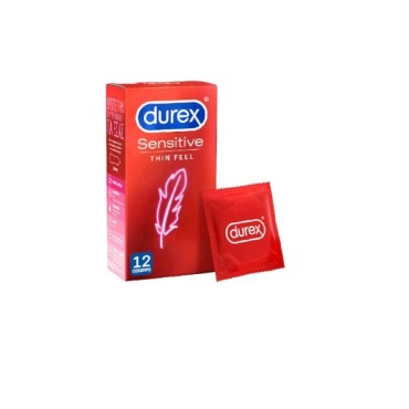 Durex Sensitive Thin Feel X 12 Τμχ