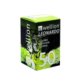 Wellion Leonardo Glucose Strips x 50 Τμχ