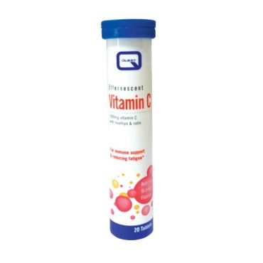 Quest Vitamin C Effervescent Rosehips & Rutin 1000 Mg X 20 Tabs