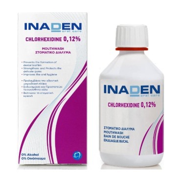 Inaden Chlorhexidine 0.12% Mouthwash 250ml