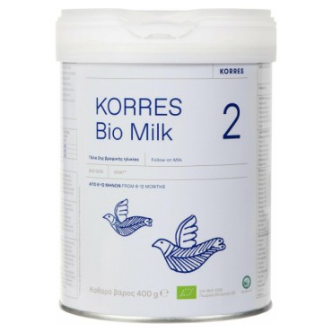 Korres Γάλα σε Σκόνη Bio Milk 2 6m+ 400gr
