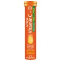 Vitabiotics Ultra Vitamin C+D Πορτοκάλι 20 αναβράζοντα δισκία