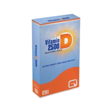 Quest Naturapharma Vitamin D3 2500IU 120 TABS