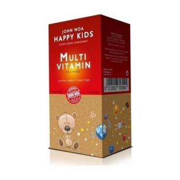 John Noa Happy Kids MultiVitamin 90 Μασώμενες Ταμπλέτες