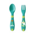 Chicco Baby's First Cutlery Σετ Πιρούνι-Κουτάλι 12M+