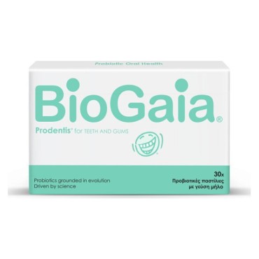 Biogaia Prodentis Apple Προβιοτικές Παστίλιες Με Γεύση Μήλο 30 Παστίλιες