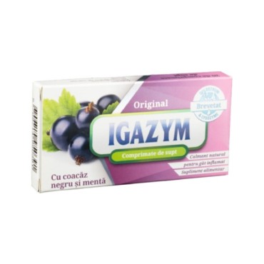 Igazym Original Παστίλιες Λαιμού Μαύρο Φραγκοστάφυλο-Μέντα Χ 20 Τμχ