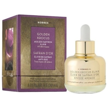 Korres Golden Krocus Χρυσός Κρόκος Ελιξήριο Νεότητας Για Όλους Τους Τύπους Δέρματος 30ml