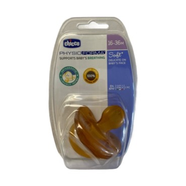 Chicco Πιπίλα Όλο Καουτσούκ Physio Soft 16-36M (73004.31) 1Τμχ