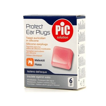 Pic Solution Protect Ωτοασπίδες Σιλικόνης 6τμχ σε Ροζ Χρώμα