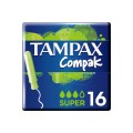 Tampax Compak Super για Αυξημένη Ροή 16τμχ
