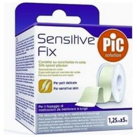 Pic Solution Sensitive Fix Αυτοκόλλητο Μεταξένιο Ρολό 1,25cm x 5m 1Τμχ