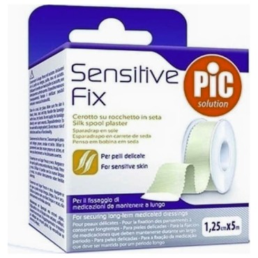 Pic Solution Sensitive Fix Αυτοκόλλητο Μεταξένιο Ρολό 1,25cm x 5m 1Τμχ