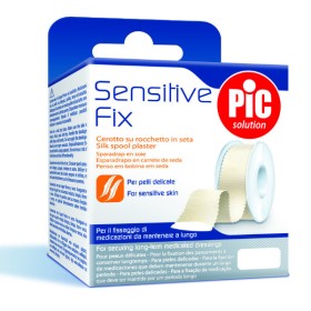Pic Solution Sensitive Fix Αυτοκόλλητο Μεταξένιο Ρολό 2,5cm x 5m 1Τμχ
