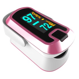Mibest Παλμικό Οξύμετρο Δακτύλου CN340 Pink 1Τμχ