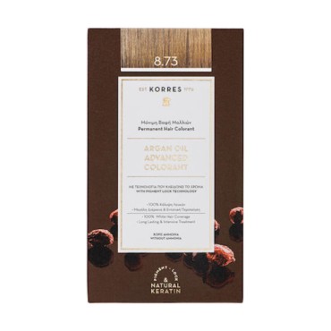 Korres Argan Oil Advanced Colorand 8.73 Χρυσή Καραμέλα 50 ml