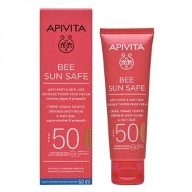 Apivita Bee Sun Safe Anti-spot & Anti-age Tinted Golden SPF50 50ml