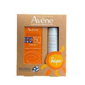 Avene Promo Tres Haute Protection Fluide Sport SPF 50+ 100ml & Δώρο Avene Eau Thermale Ιαματικό Νερό 50ml