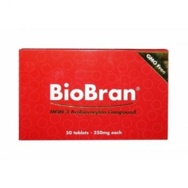 Biobran 250mg X 50 Tabs