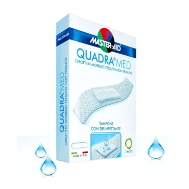 Master Aid Quadra Med Στενά 78 X 20mm 10 Τμχ