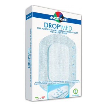 Master Aid Drop Med 12,5 X 12cm X 5 Τμχ