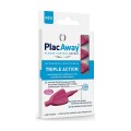Omega Pharma Plac Away Triple Action Μεσοδόντια Βουρτσάκια 0.7mm Ροζ 6τμχ