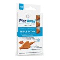Omega Pharma Plac Away Triple Action Μεσοδόντια Βουρτσάκια 0.45mm Πορτοκαλί 6τμχ