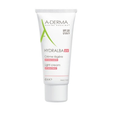 A-Derma Hydralba Uv Light Cream SPF 20 40ml