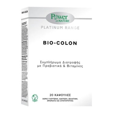Power Of Nature Platinum Range Bio-Colon 20 Caps
