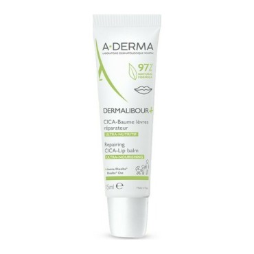 A-Derma Dermalibour Repairing Cica Lip Baume Levres 15ml