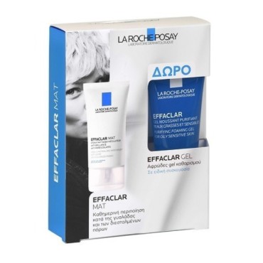 La Roche Posay Promo Effaclar Mat Cream 40ml + Δώρο Effaclar Gel 50ml