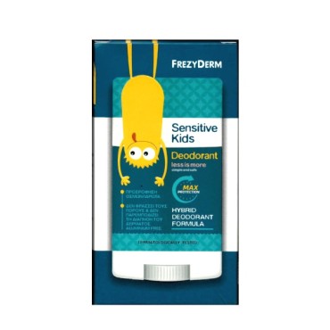 Frezyderm Sensitive Kids Deodorant Less Is More Stick 40ml