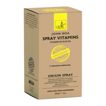 John Noa Origin Spray Vitamin D3 Plus K2 30ml