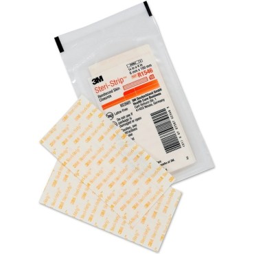 Steri-Strip Αυτοκολλητες Ταινίες Συγκράτησης Δέρματος 6mm X 10cm (R1546) 1 X 10 Strips