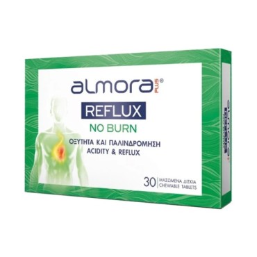 Almora Plus Reflux No Burn X 30 Μασώμενα Δισκία