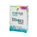 Geoplan Fortius D3 & B12 Vitamins 1000IU X 30 tabs