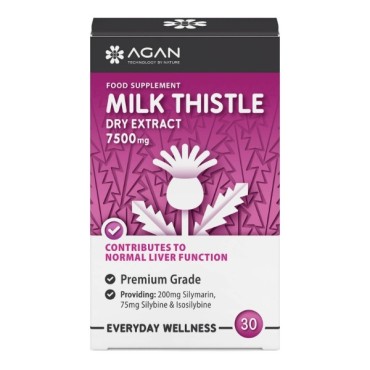 Agan Milk Thistle 7500mg x 30 Tabs