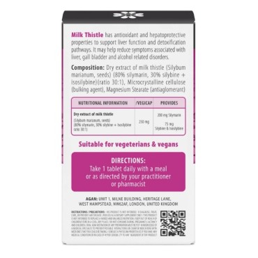 Agan Milk Thistle 7500mg x 30 Tabs